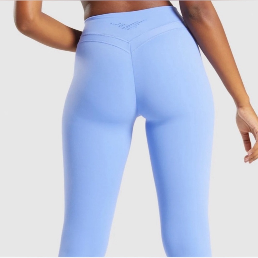 Gymshark Whitney Simmons Blue Workout Leggings - Picture 2 of 5